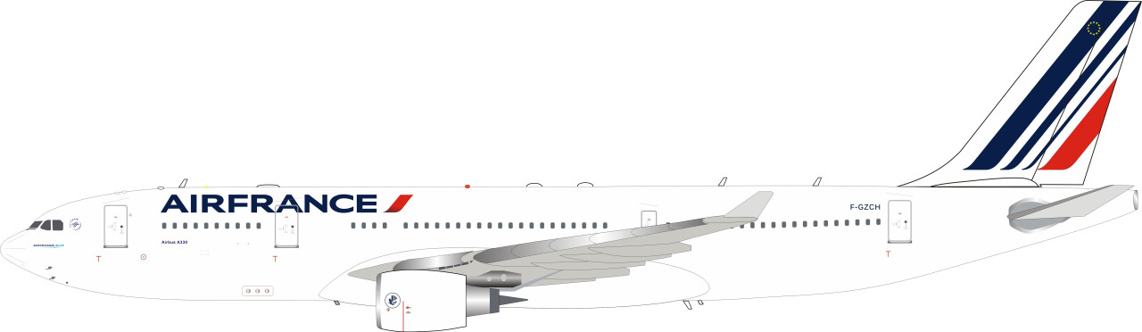 Inflight200 Air France Airbus A330-200 F-GZCH IF332AF0419 1:200