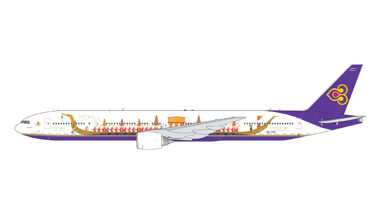 Gemini Jets Thai Airways B777-300 (Royal Barge) GJTHA1891 1:400