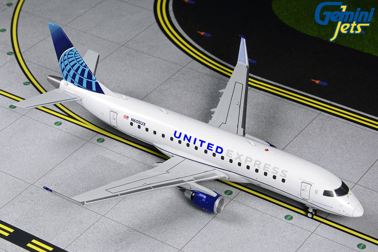 Gemini200 United Express E175 N605UX G2UAL874 1:200