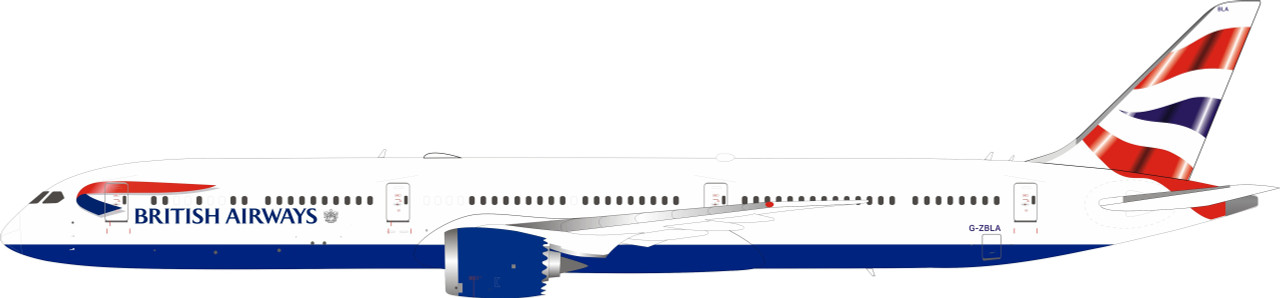 British Airways Boeing 787-10 Dreamliner G-ZBLA ARDBA02 1:200