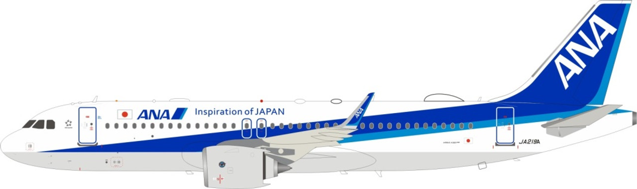 JFox ANA Airbus A320-271N JA219A JF-A320-025 1:200