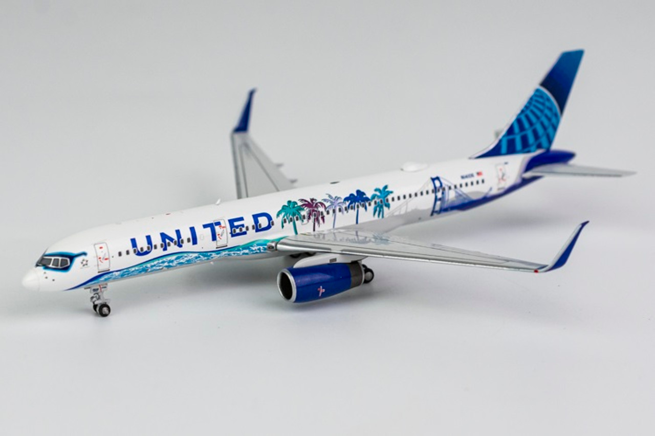 United Airlines 757-200/w N14106 Her Art Here - California N14106 53151  1:400