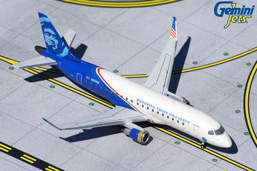 Gemini Jets Alaska / Horizon Air E175 N651QX GJASA1906 1:400