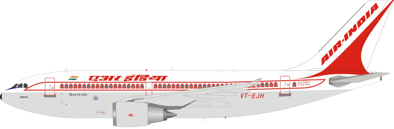 Inflight200 Air-India VT-EJH Airbus A310-304 IF310AI0920 1:200
