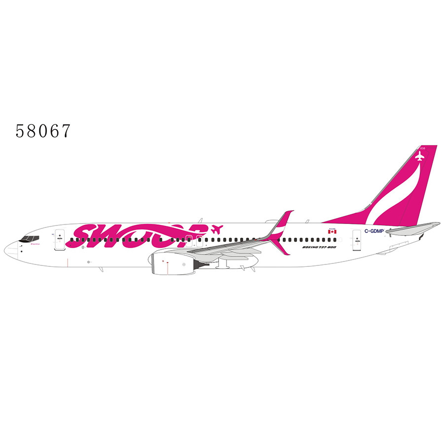NG Model Swoop 737-800/w C-GDMP 58067 1:400