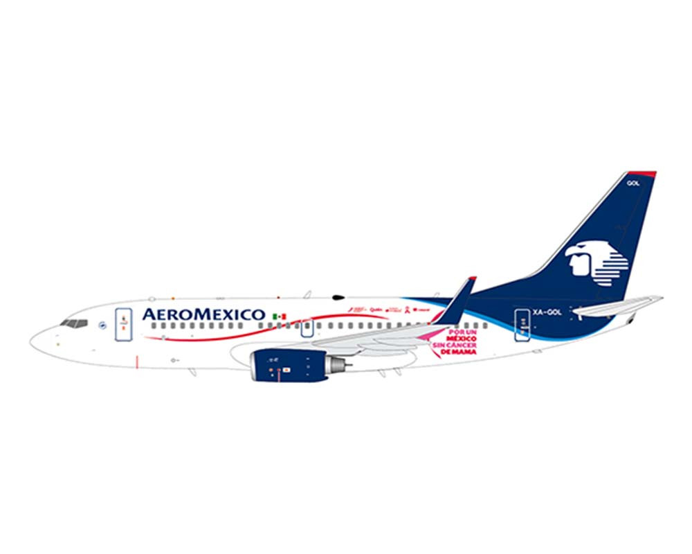 JC Wings AEROMEXICO B737-700(W) (Por Un Mexico Sin Cancer De Mama