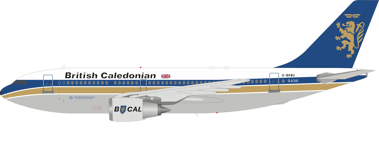 Inflight200 British Caledonian Airways Airbus A310-203 G-BKWU