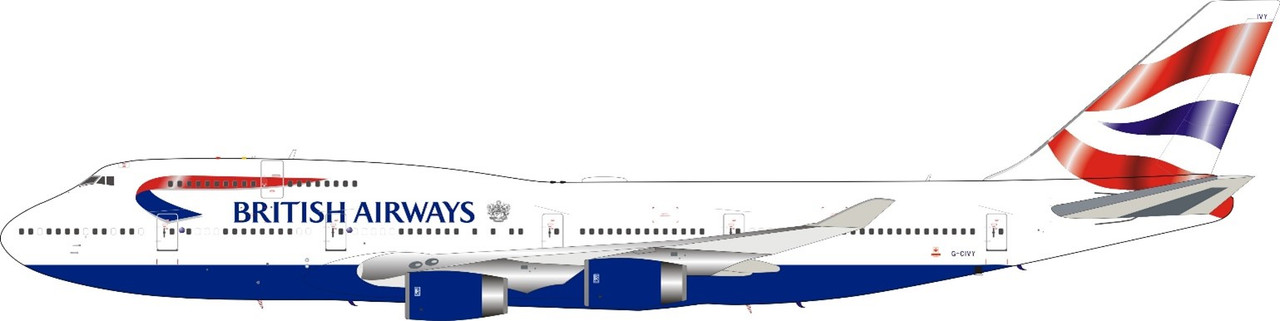 Inflight200 British Airways Boeing 747-400 G-CIVY ARDBA18 1:200