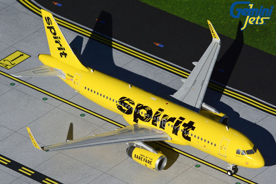 Gemini200 Spirit Airlines A320-200 N649NK G2NKS550 1:200