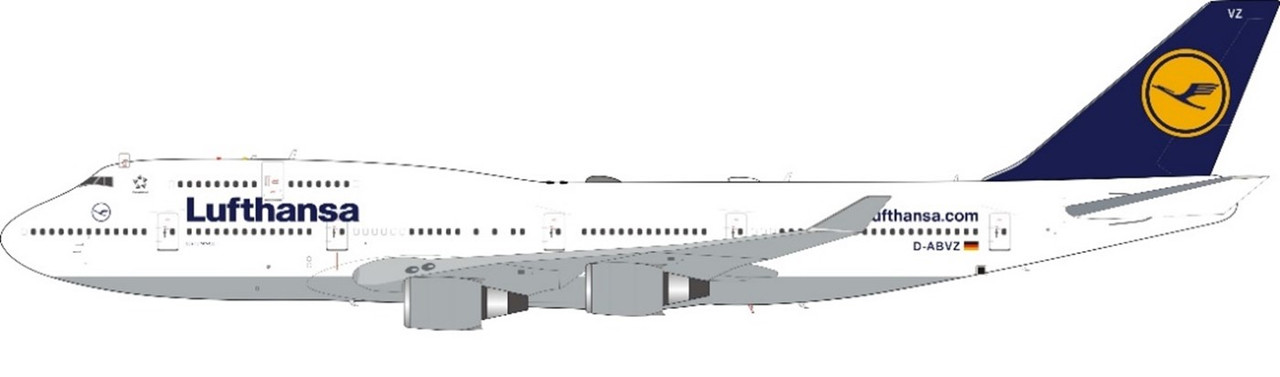 JFox Lufthansa 747-430 D-ABVZ JF-747-4-050 1:200