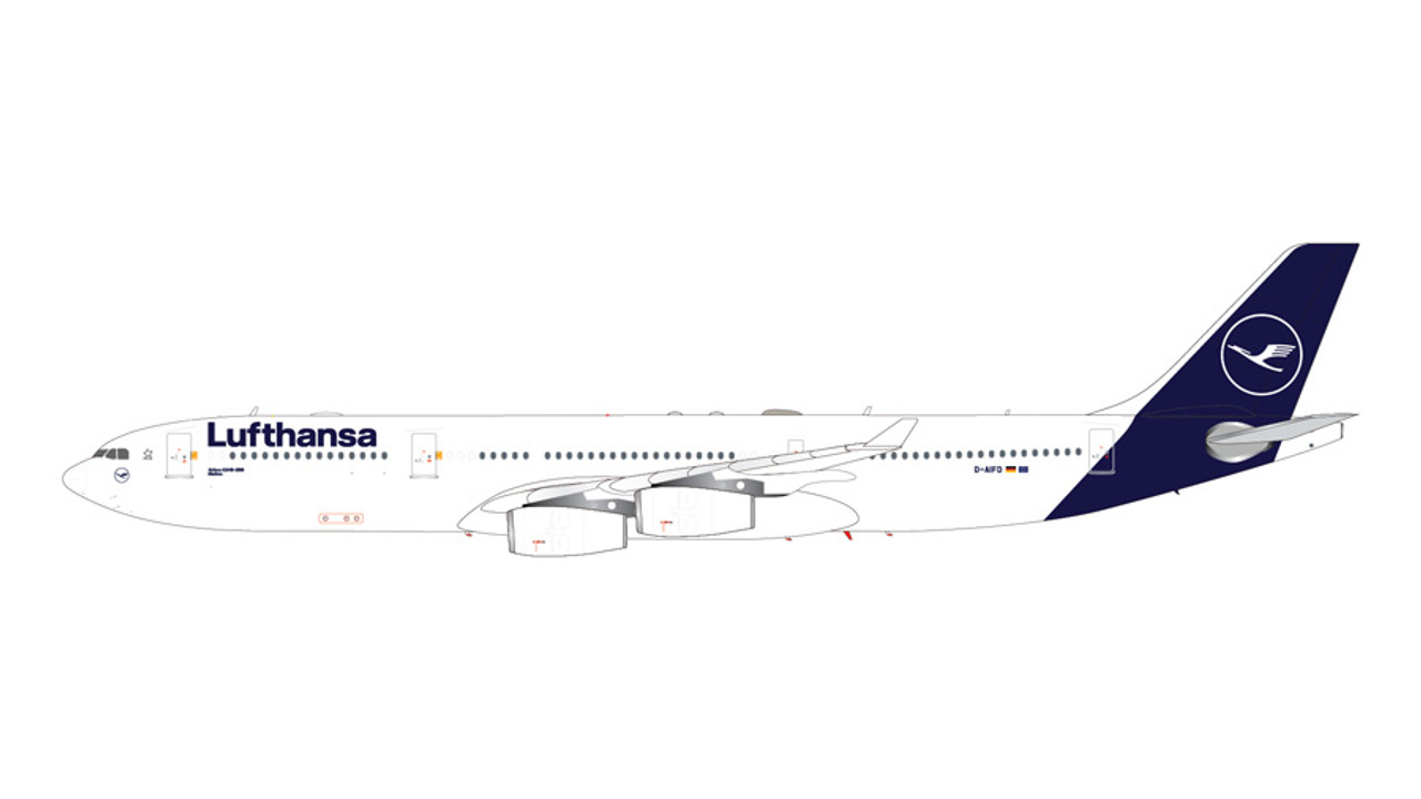 Gemini200 Lufthansa A340-300 new livery D-AIFD G2DLH817 1:200