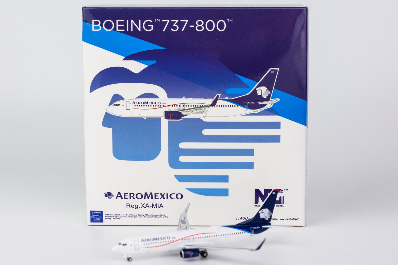 mi出品 NG Model Aeroméxico 737-800/w XA-MIA 58091 1:400