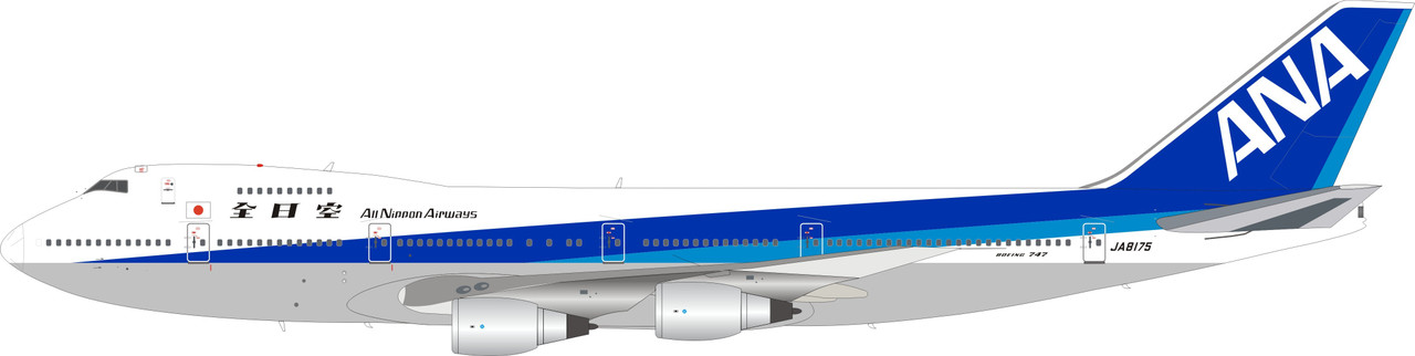 Inflight200 All Nippon Airways – ANA Boeing 747-200 JA8175 B-742