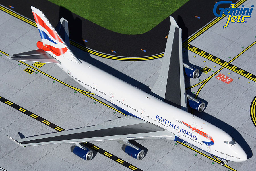 Gemini 1/400 B747-400 英国航空 BOAC塗装 Gemini 1/400 B747-400 英国