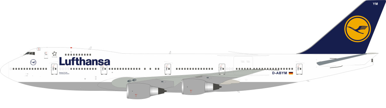 JFox Lufthansa 747-230BM D-ABYM JF-747-2-023 1:200