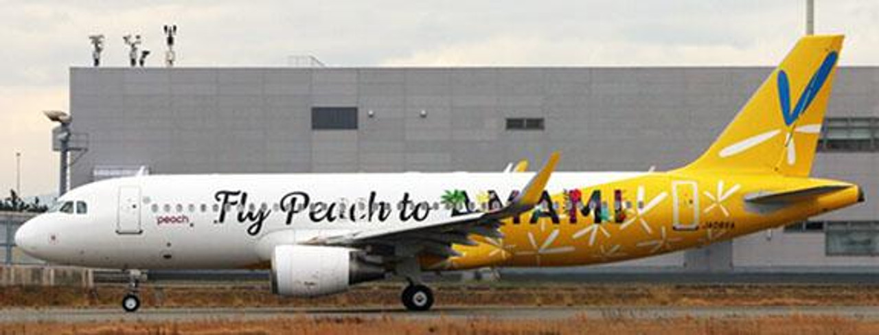 Peach Aviation Airbus A320 JA08VA (Fly Peach to AMAMI) EW4320014 1:400