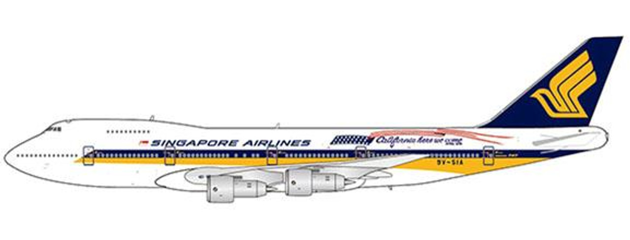 Singapore Airlines Boeing 747-200 9V-SIA EW4742001 1:400