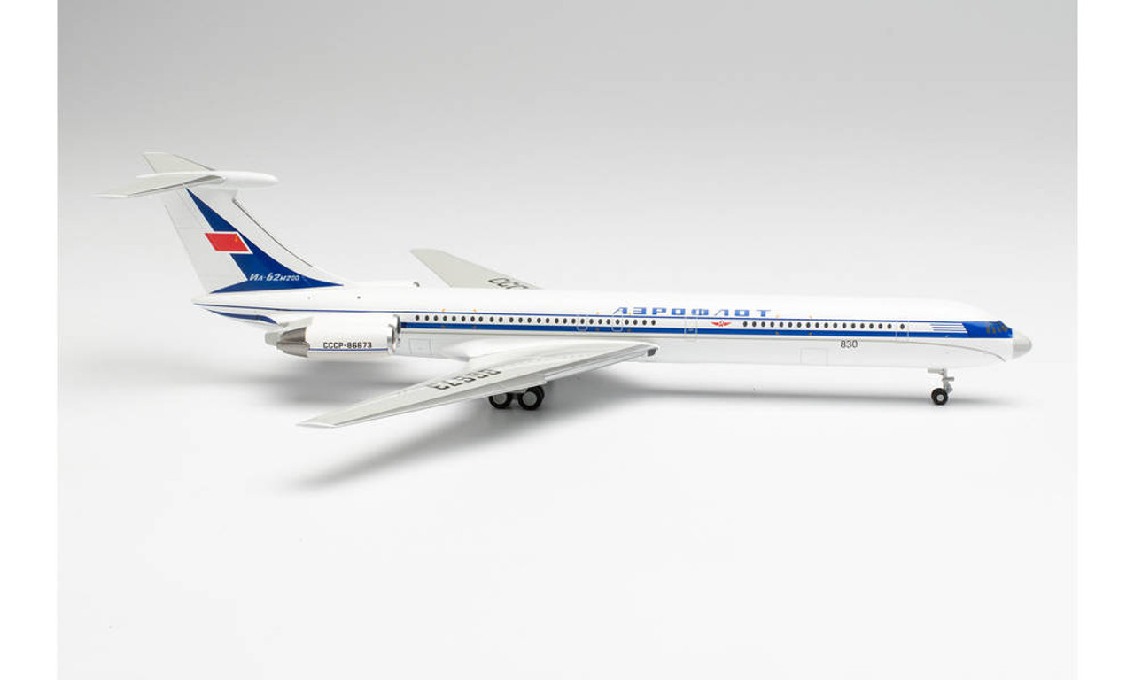 HERPA AEROFLOT IL62M HE571524 1:200 LE BOURGET 1971 50TH ANNIVERSARY