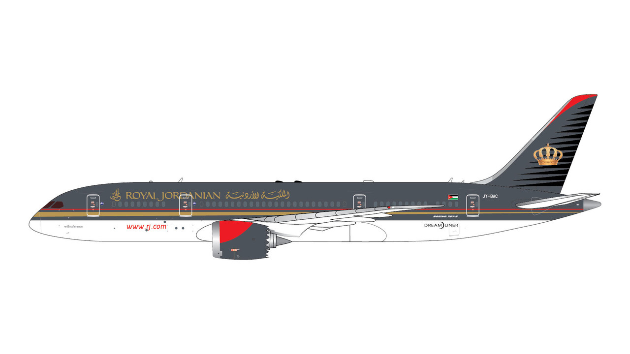 Gemini Jets Royal Jordanian Airlines B787-8 JY-BAC GJRJA1976 1:400