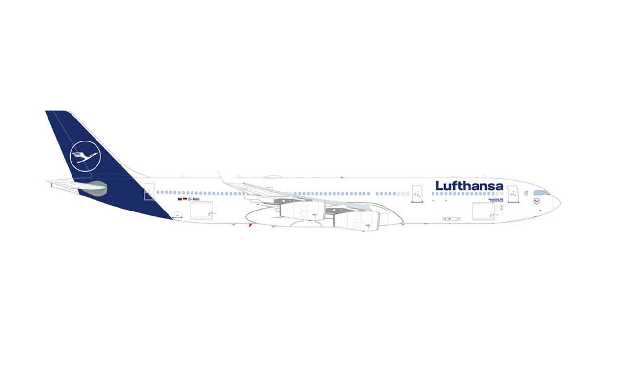 HERPA LUFTHANSA A340-300 HE535410 1:500