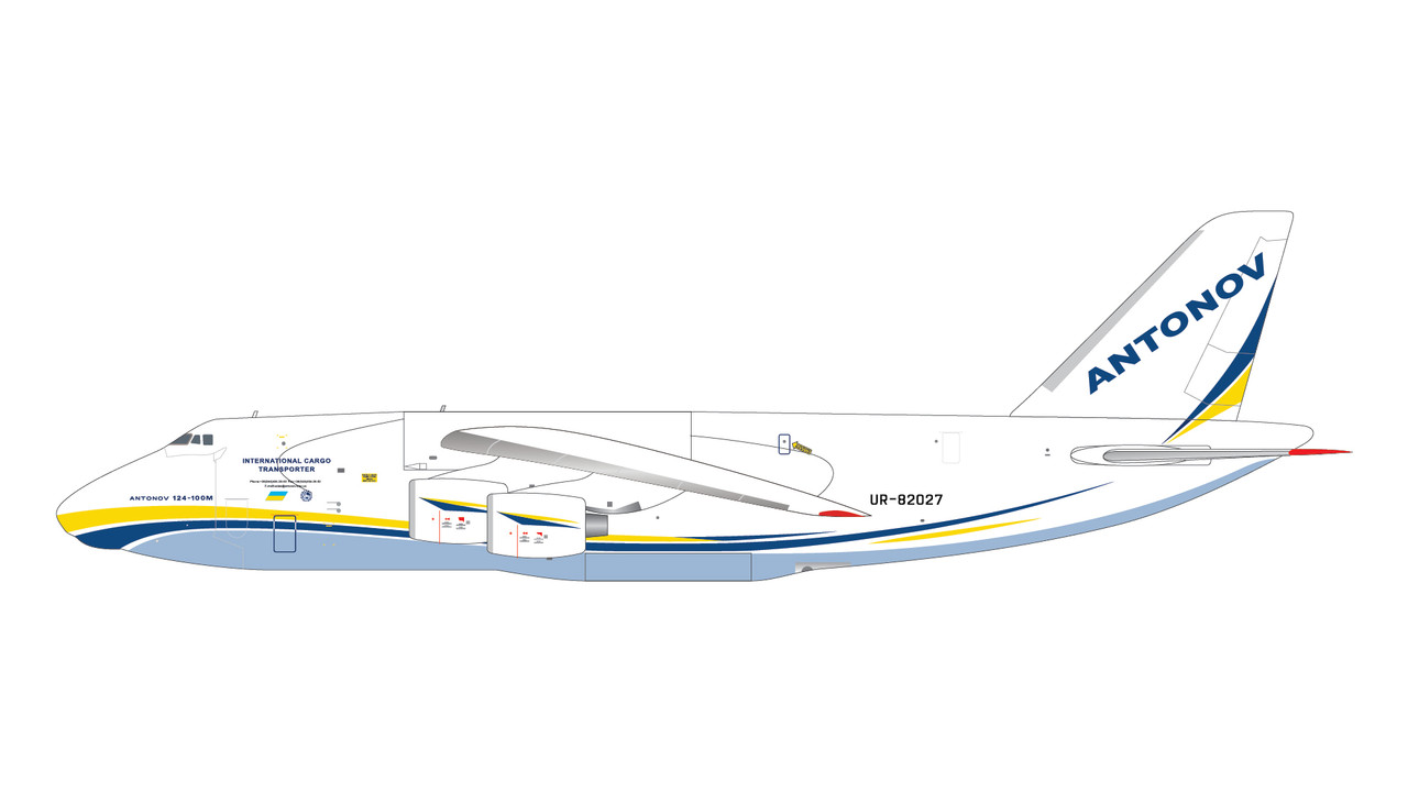 Gemini Jets Antonov An-124-100M Ruslan UR-82027 GJADB1989 1:400