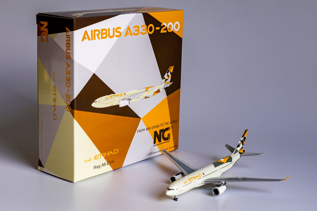 NG Model Etihad Airways n/c A330-200 A6-EYH 61027 1:400