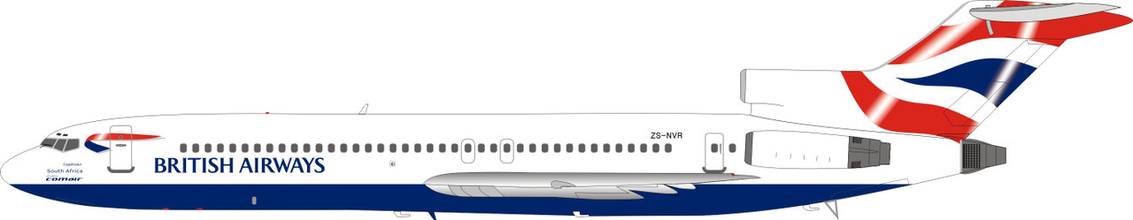 日本産】 British Airways / Comair B727-200 航空機 - www