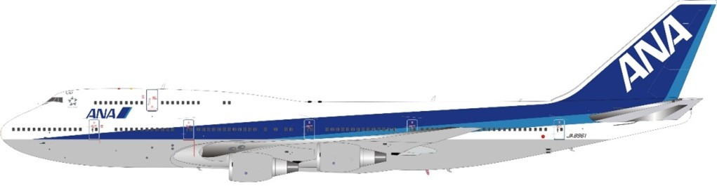 Inflight200 All Nippon Airways - ANA JA8961 747-481 WB-747-4-056 1:200 
