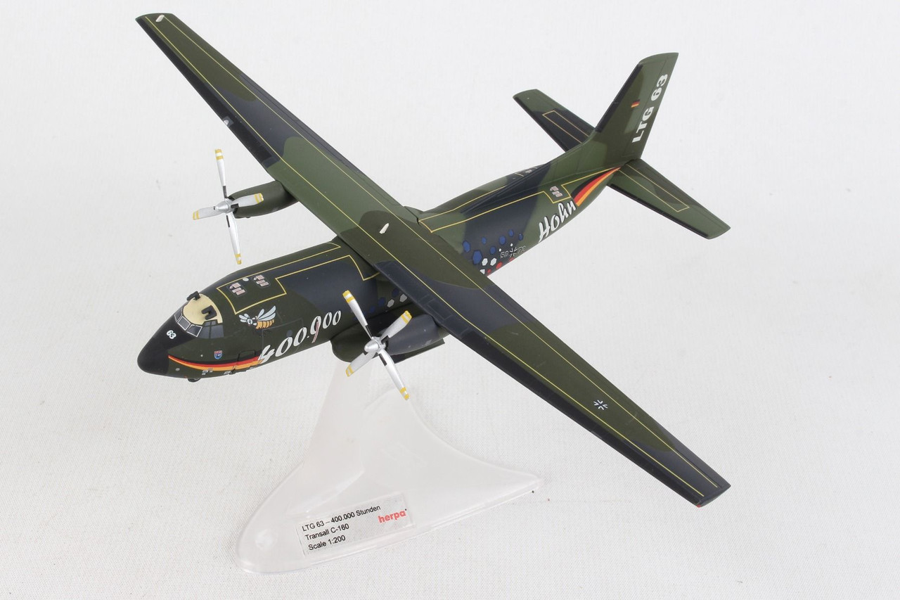 Herpa Luftwaffe C-160 LTG 73 400.000 Flugstunden (limited