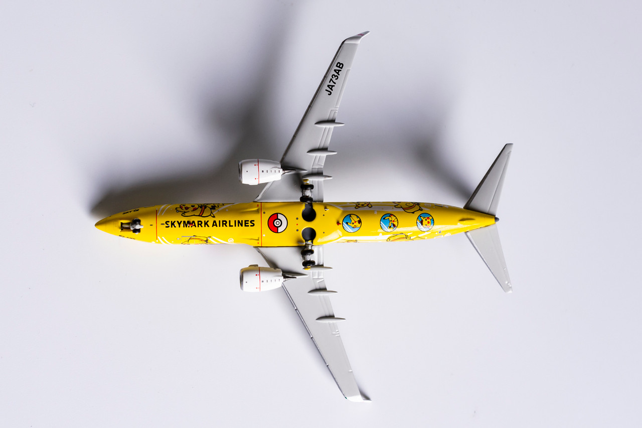 専用@ティーウェイB737-800 ポケモンジェット特別塗装機 1/400-