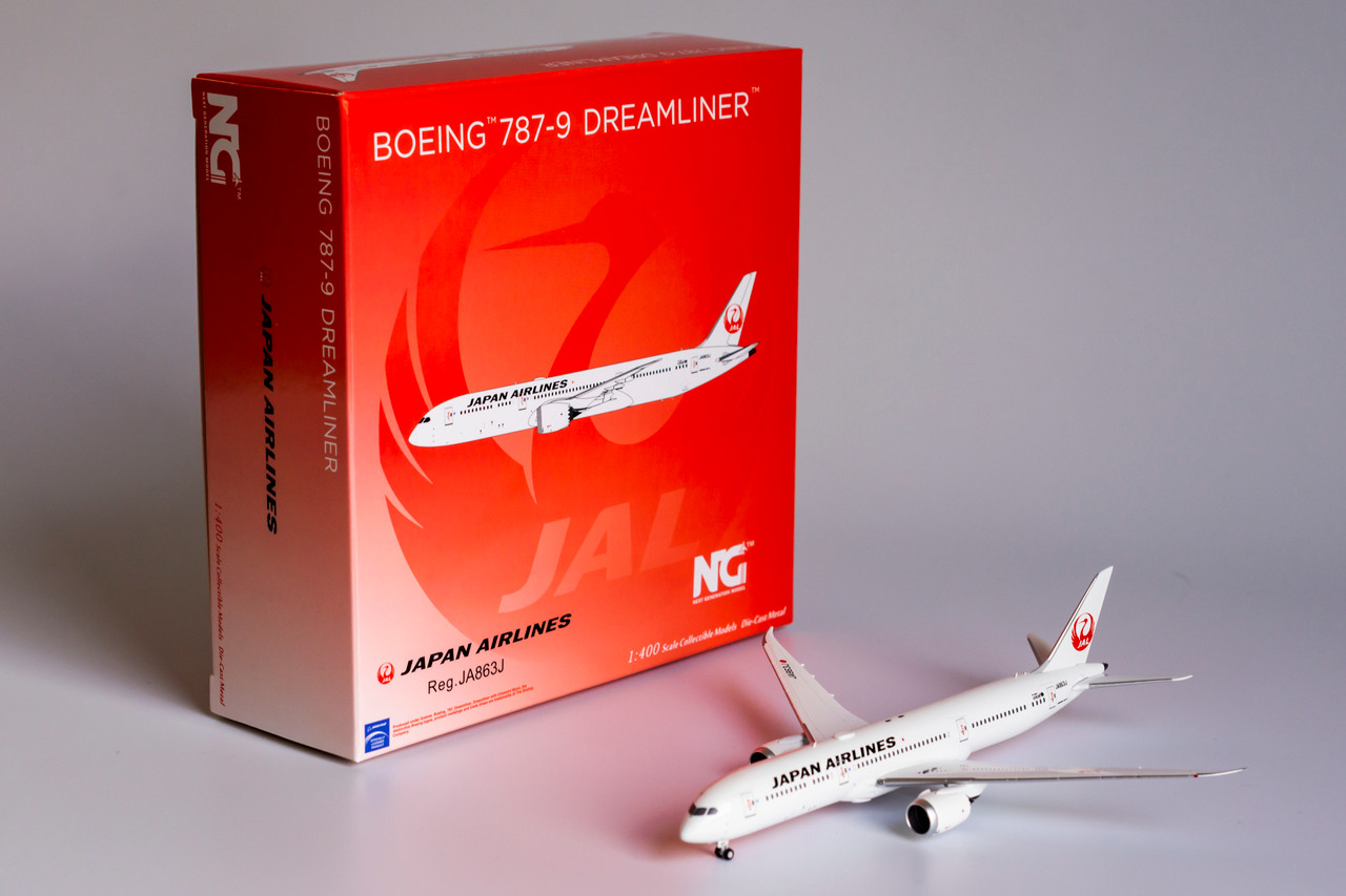 航空機・ヘリコプター NG model JAL 787-9 JA863J 1/400 1:400 NG Models Japan Airlines (JAL) Boeing 787-9 JA863J