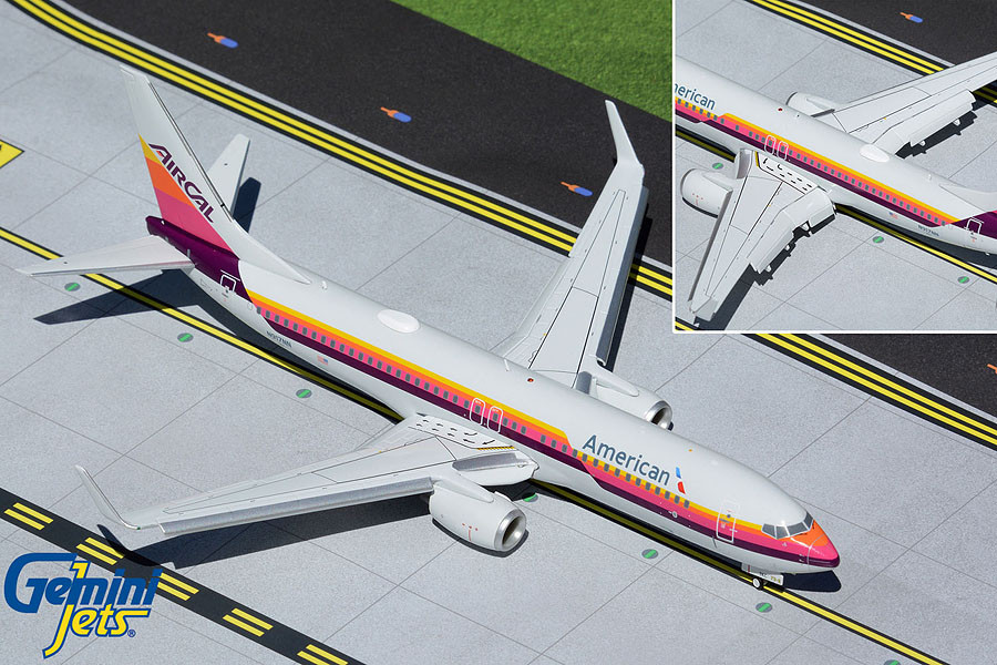 Gemini200 American Airlines B737-800 AirCal Heritage Livery w