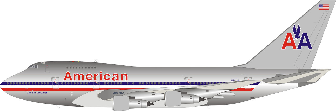Inflight200 American Airlines Boeing 747SP-31 N601AA
