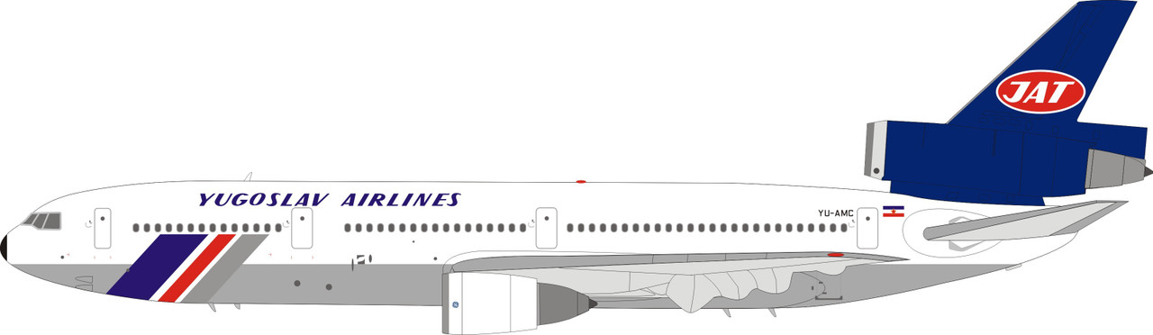 Inflight200 JAT - Yugoslav Airlines McDonnell Douglas DC-10-30 YU