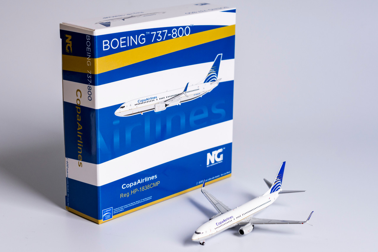  NGM58107 1:400 NG Model Copa Airlines B737-800(W) Reg  #HP-1537CMP (pre-Painted/pre-Built) : Arts, Crafts & Sewing