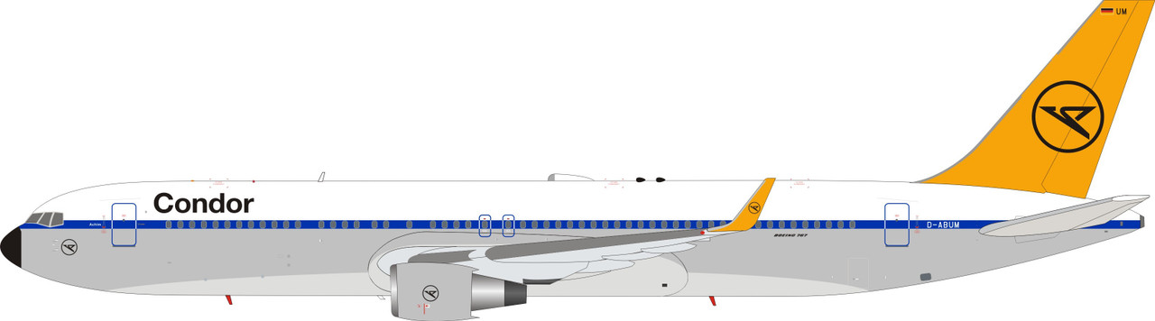 Inflight200 Condor Boeing 767-300 D-ABUM B-763-DE0421 1:200