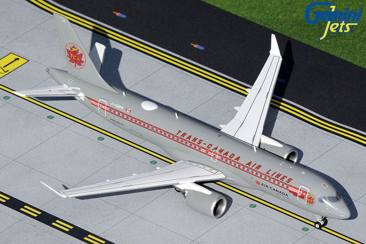 Gemini200 Air Canada A220-300 Trans-Canada retro livery C