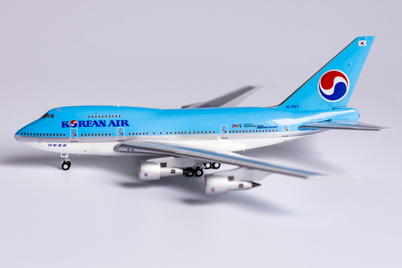NG Model Korean Air n/c; FIFA World Cup 2002 747SP HL7457 07017 1:400