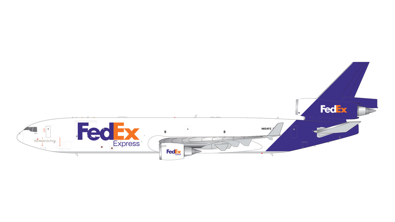 Gemini200 FedEx Express MD-11F N604FE G2FDX982 1:200