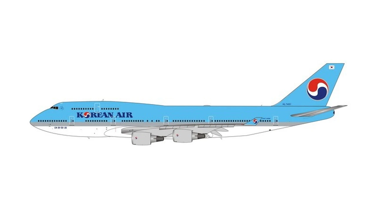 Phoenix Model Korean Air B747-400 HL7461 PH4KAL2216 1:400