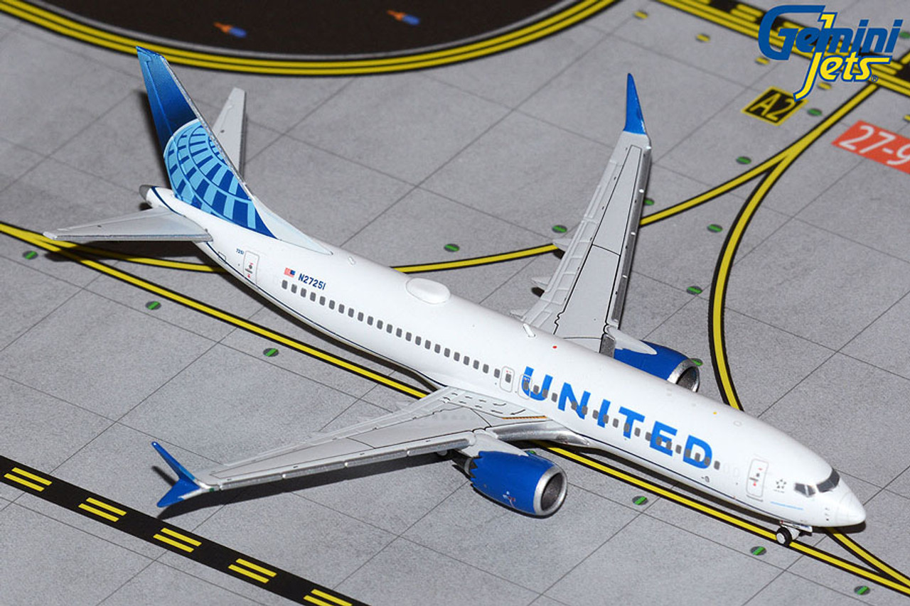 gemini jets 1/400 ユナイテッド航空 b737 max 8 模型 Gemini Jets 1:400 UNITED Airlines BOEING 737 MAX 8 N27261