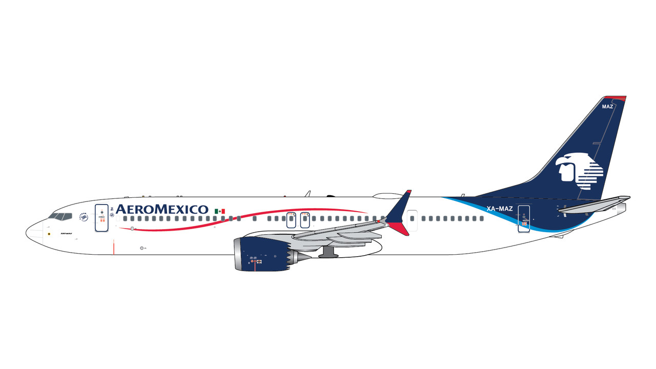 Gemini Jets Aeromexico B737 MAX 9 XA-MAZ GJAMX2003 1:400