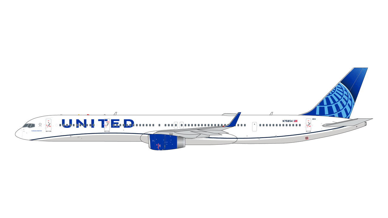 United 757-300 GJUAL2092 N75854 1:400