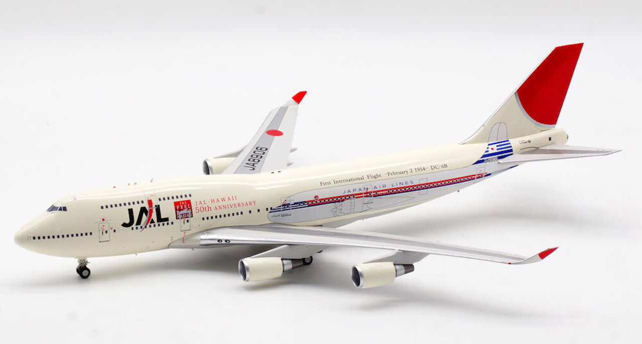 貴重品！日本航空機 JALジャル BOEING 747-400 1/100模型 - 模型