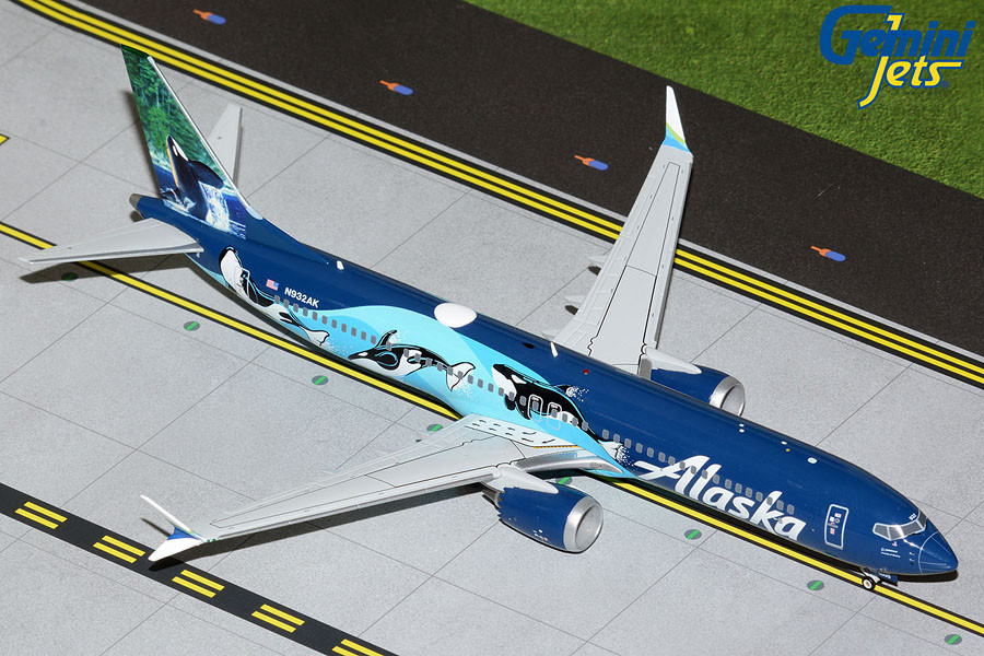 Gemini200 Alaska Airlines B737 MAX 9 N932AK 