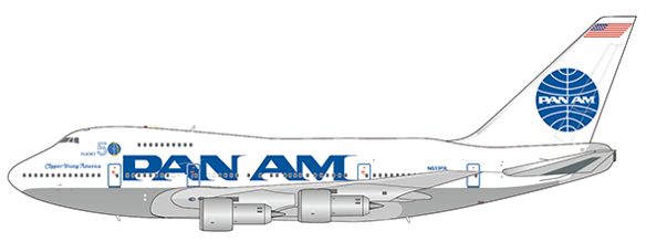 JC Wings 1:400 パンアメリカン航空 N533PA JC Wings Pan Am Boeing 747SP 