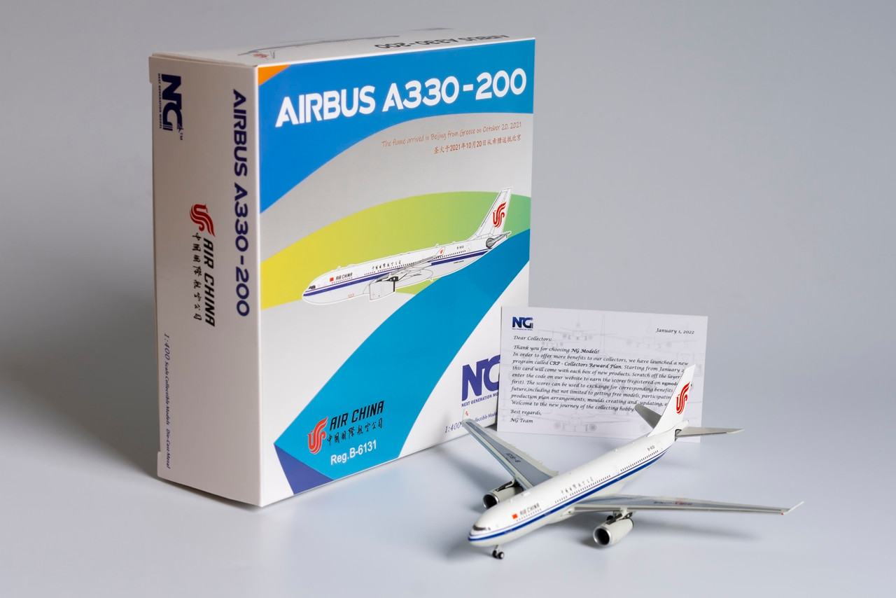 NG Model Air China A330-200 B-6131 (flame transportation) 61049 1:400