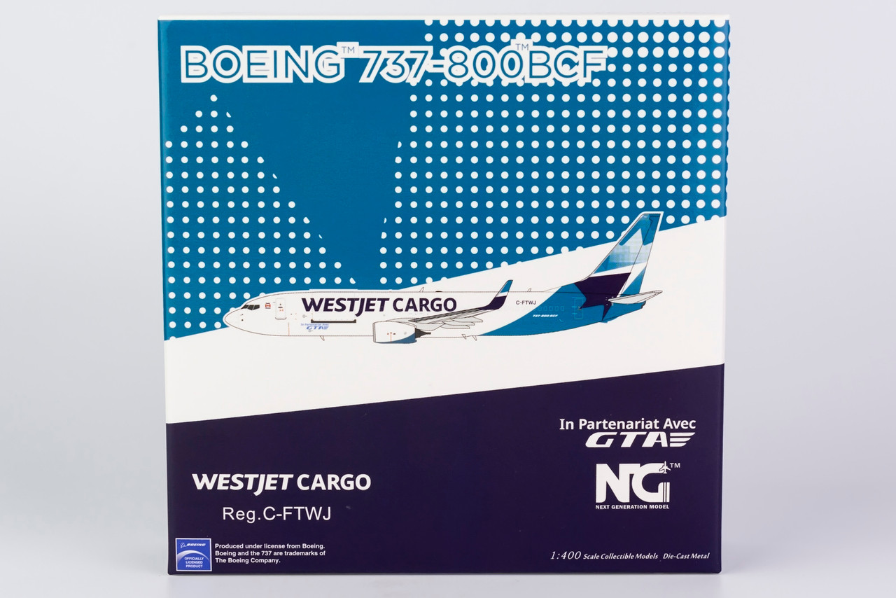 1:400 NG Models Westjet Cargo B737-800BCF C-FJWS 58139 | eBay