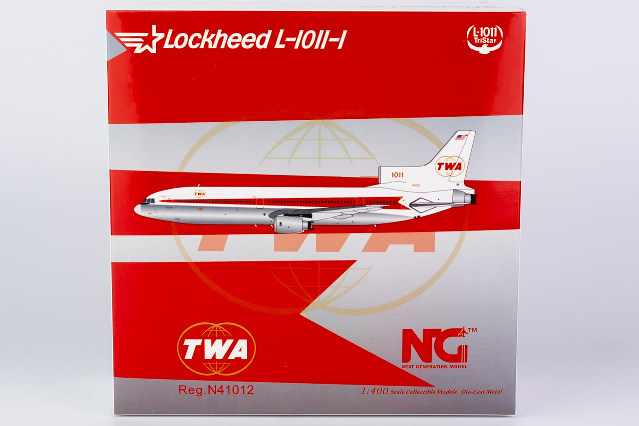 NG Model Trans World Airlines - TWA L-1011-1 N41012 31028 1:400