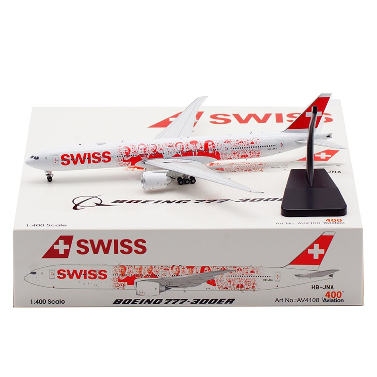 航空機・ヘリコプター B-Models 1:200 SWISS B777-300ER HB-JNA 1:200 B-Models Swiss B777-300ER HB-JNA 